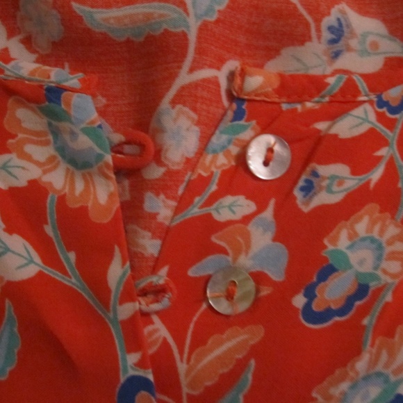 MINKPINK Neighbourhood Orange Floral Romper - Picture 5 of 8